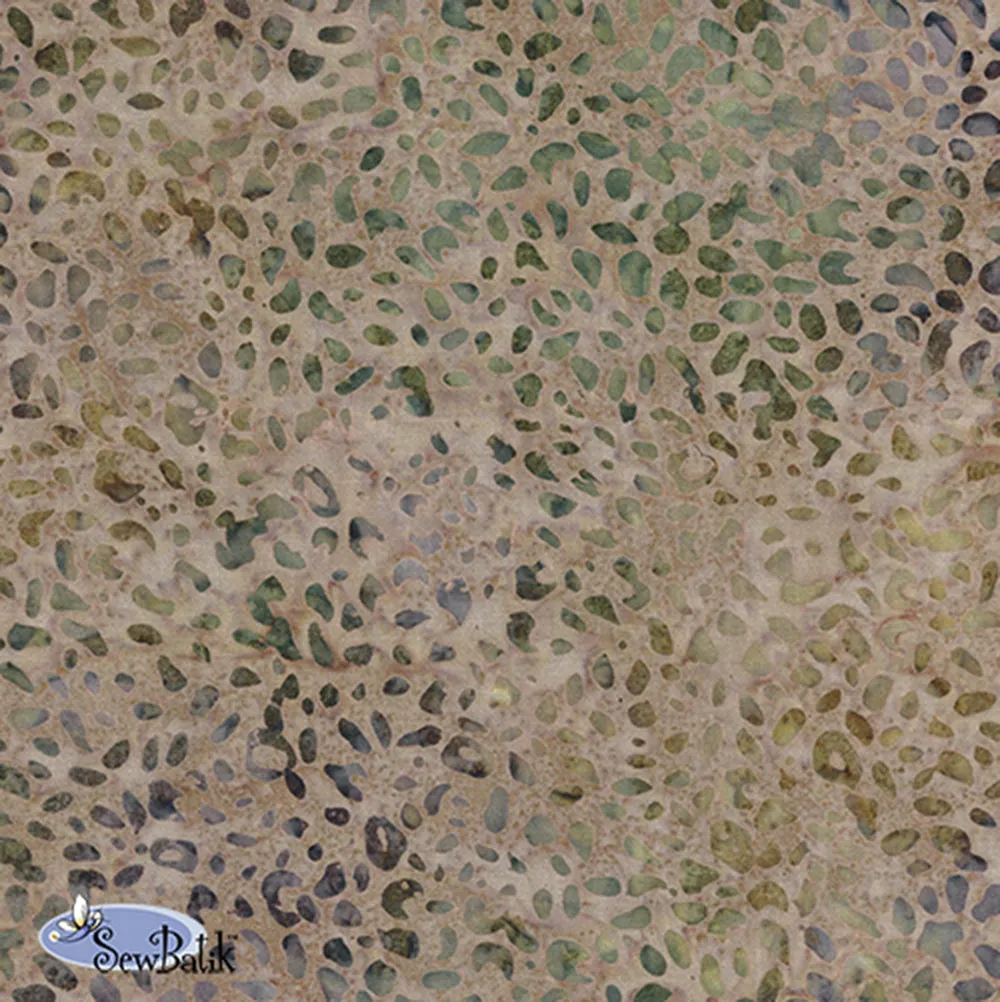 45" Batik Rayon - Animal Skin - Early Autumn  [ 2 YARD CUT ONLY ]