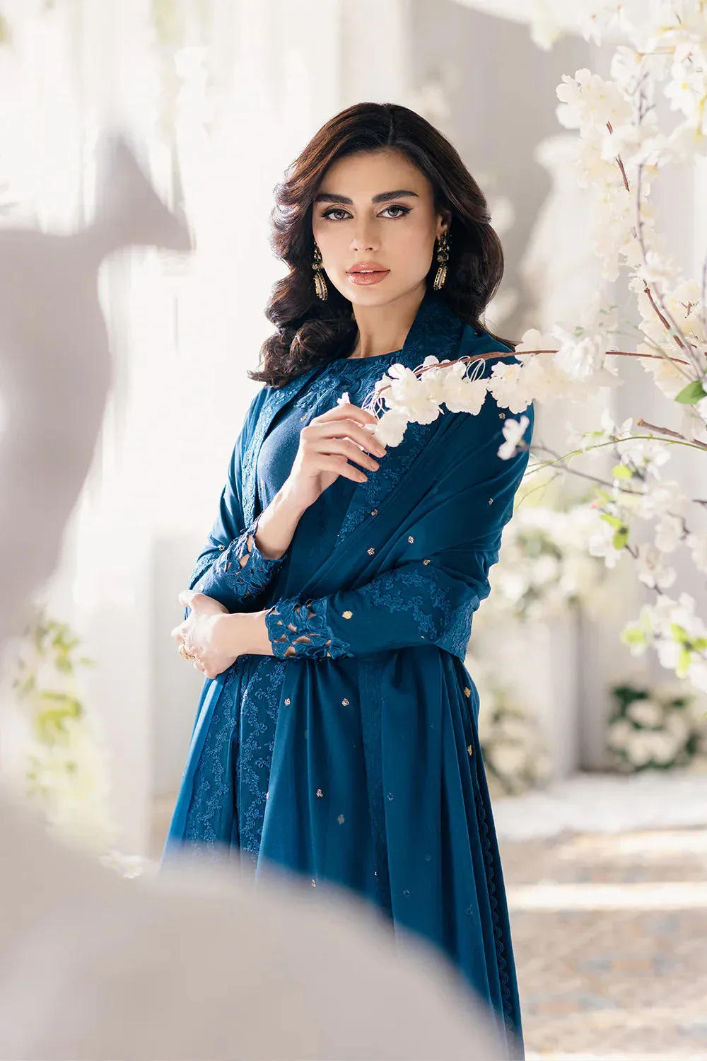 Azure | Ensembles Embroidered Formals | Aegean Breeze