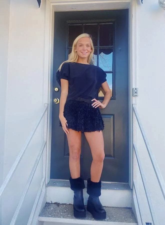 Black Fancy Shug Skirt