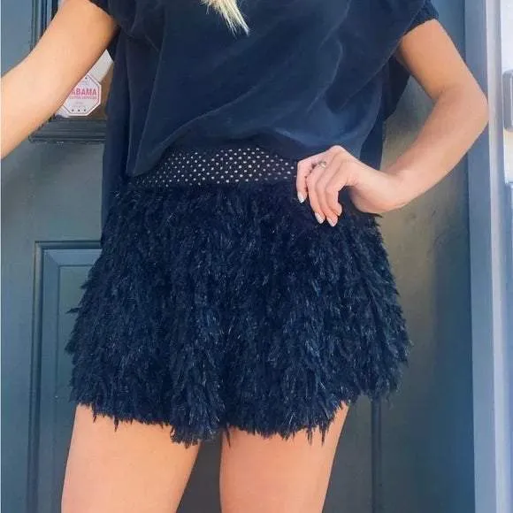 Black Fancy Shug Skirt