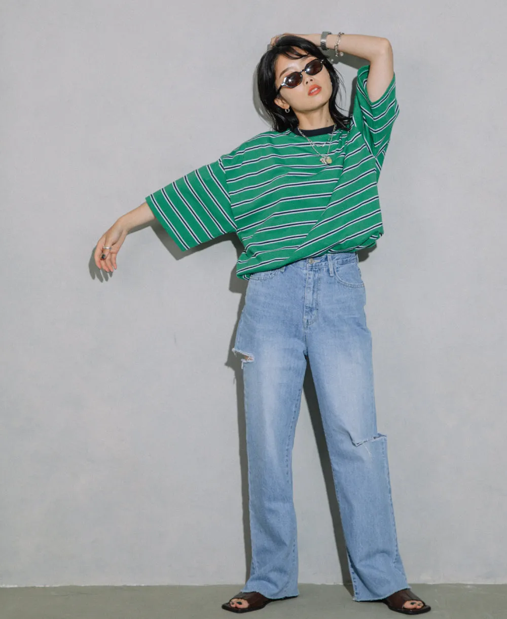 border loose tee