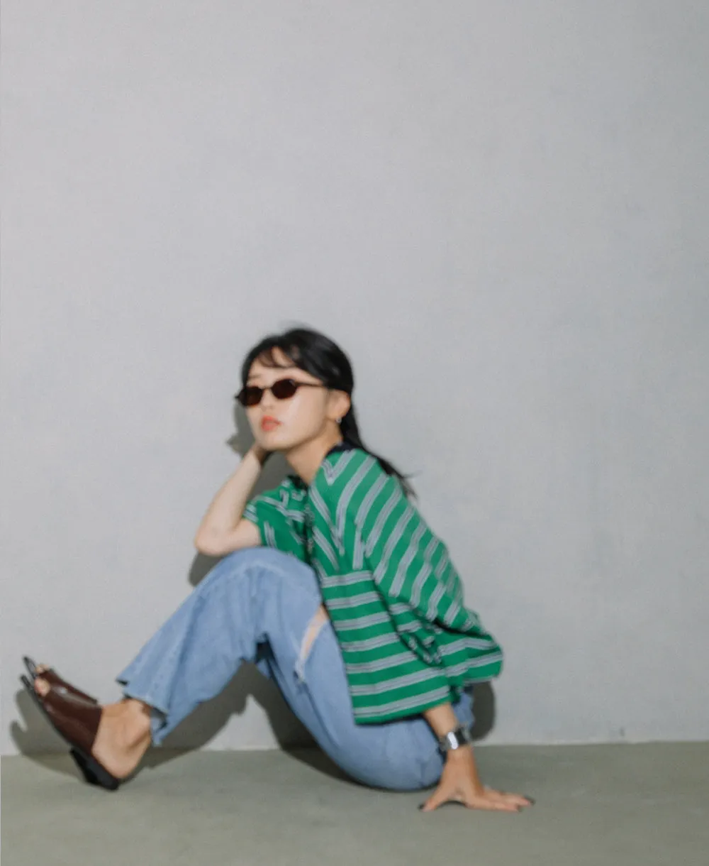 border loose tee