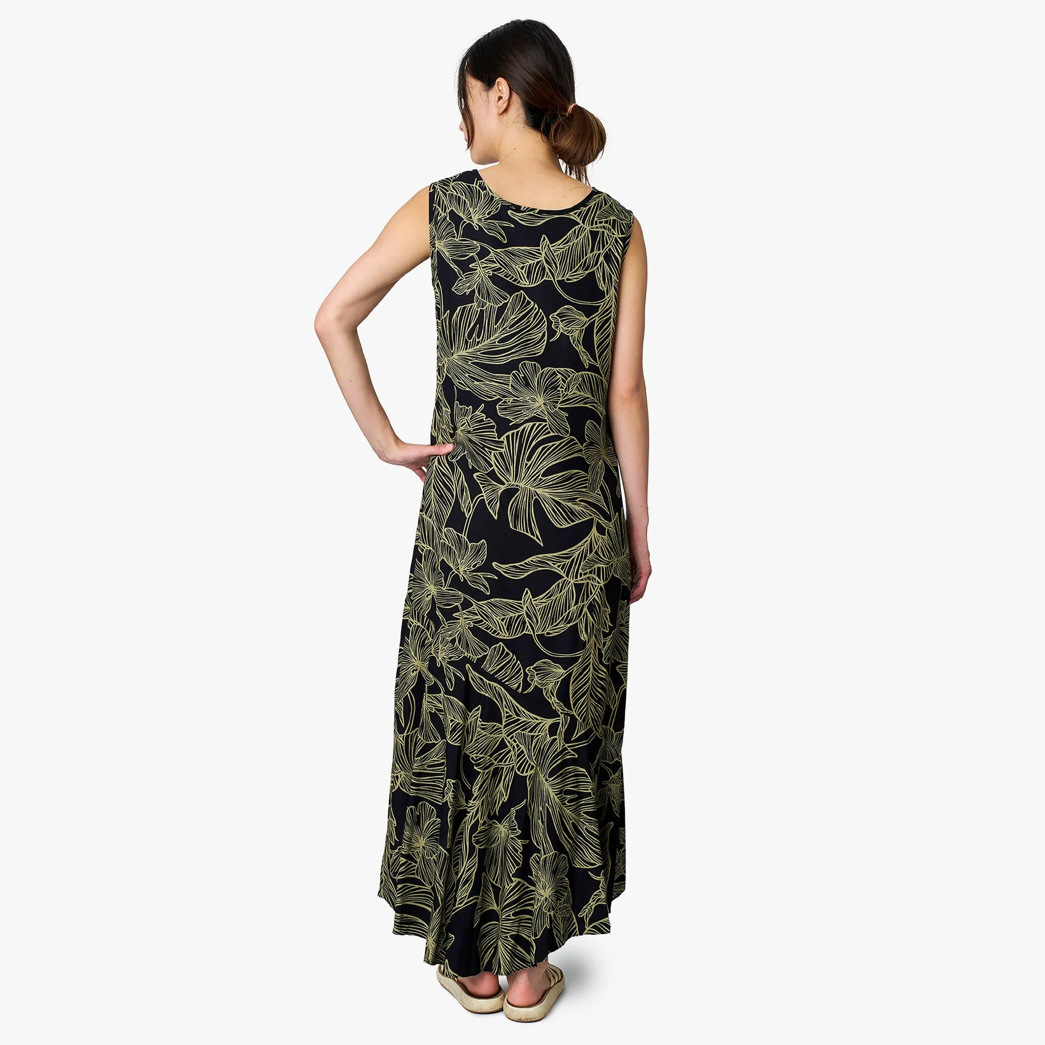 Botanic Breeze Long Dress
