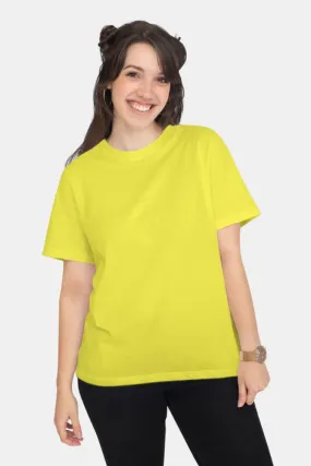 Bright Yellow T-shirt for women