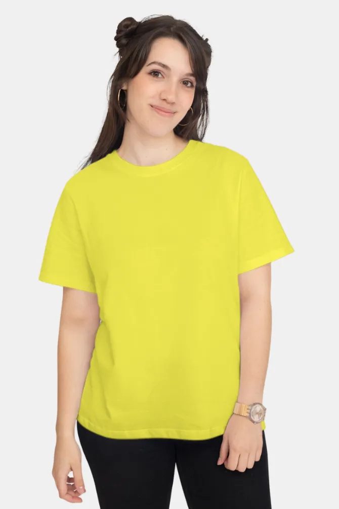 Bright Yellow T-shirt for women