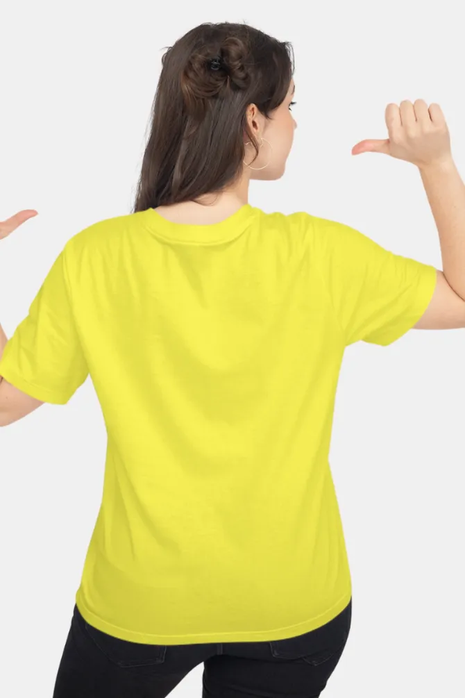 Bright Yellow T-shirt for women