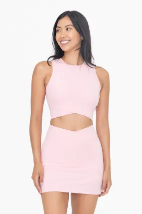 Candy Pink Venice Crossover Active Top