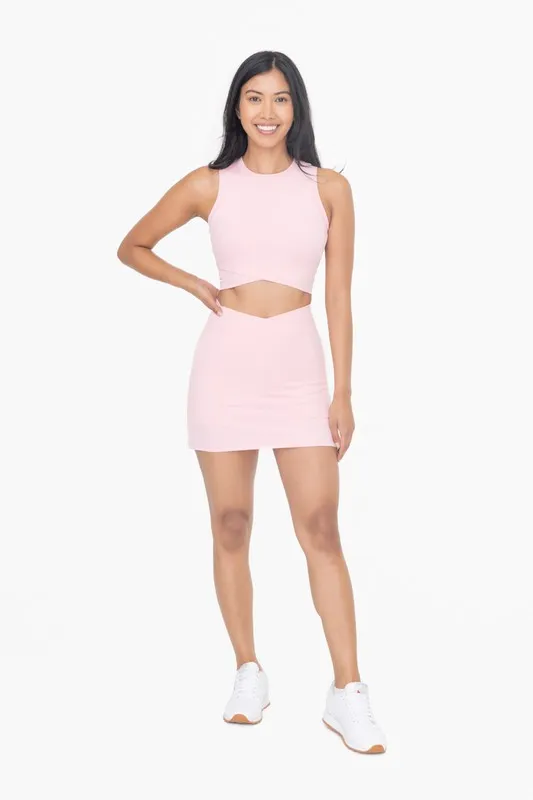 Candy Pink Venice Crossover Active Top