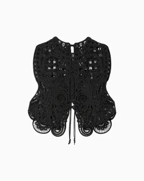 Cord Embroidery Vest