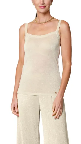 Crissie Tank Top - Gold Beige