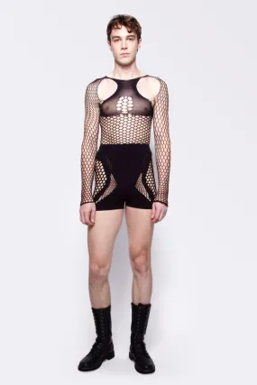 Fishnet Mesh Long Sleeve