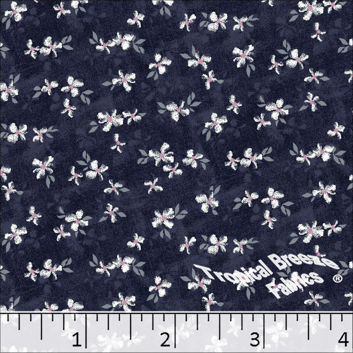 Floral Print Poly Cotton Fabric 5751