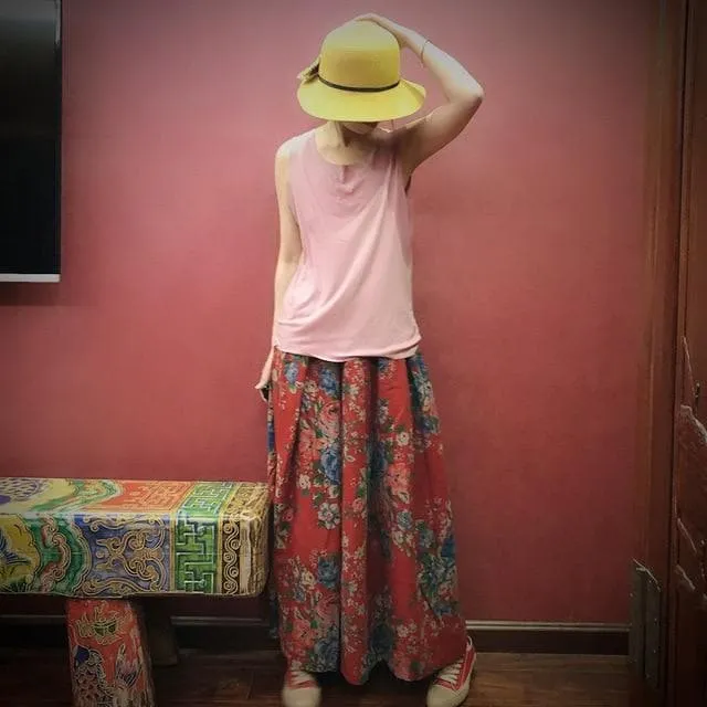 Floral Vintage Maxi Skirt | Hippie