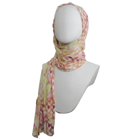 Hello Sunshine Patterned Jersey Hijab  Smooth Patterned Jersey Hijab  - Soft & Cool "Zibde Feel"- NEW