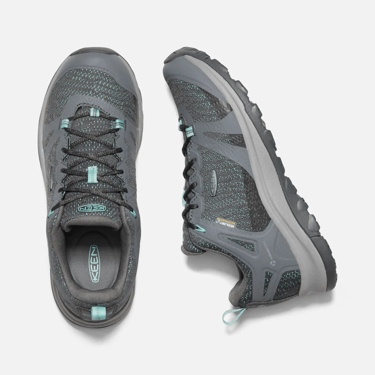Keen Women's Terradora II Waterproof Shoes- Steel Grey/ Ocean Wave