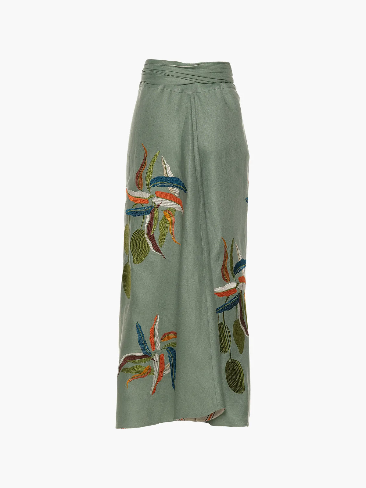 Loulou Linen Skirt
