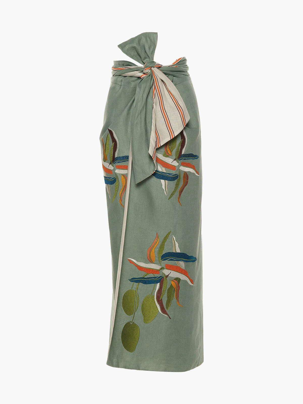 Loulou Linen Skirt