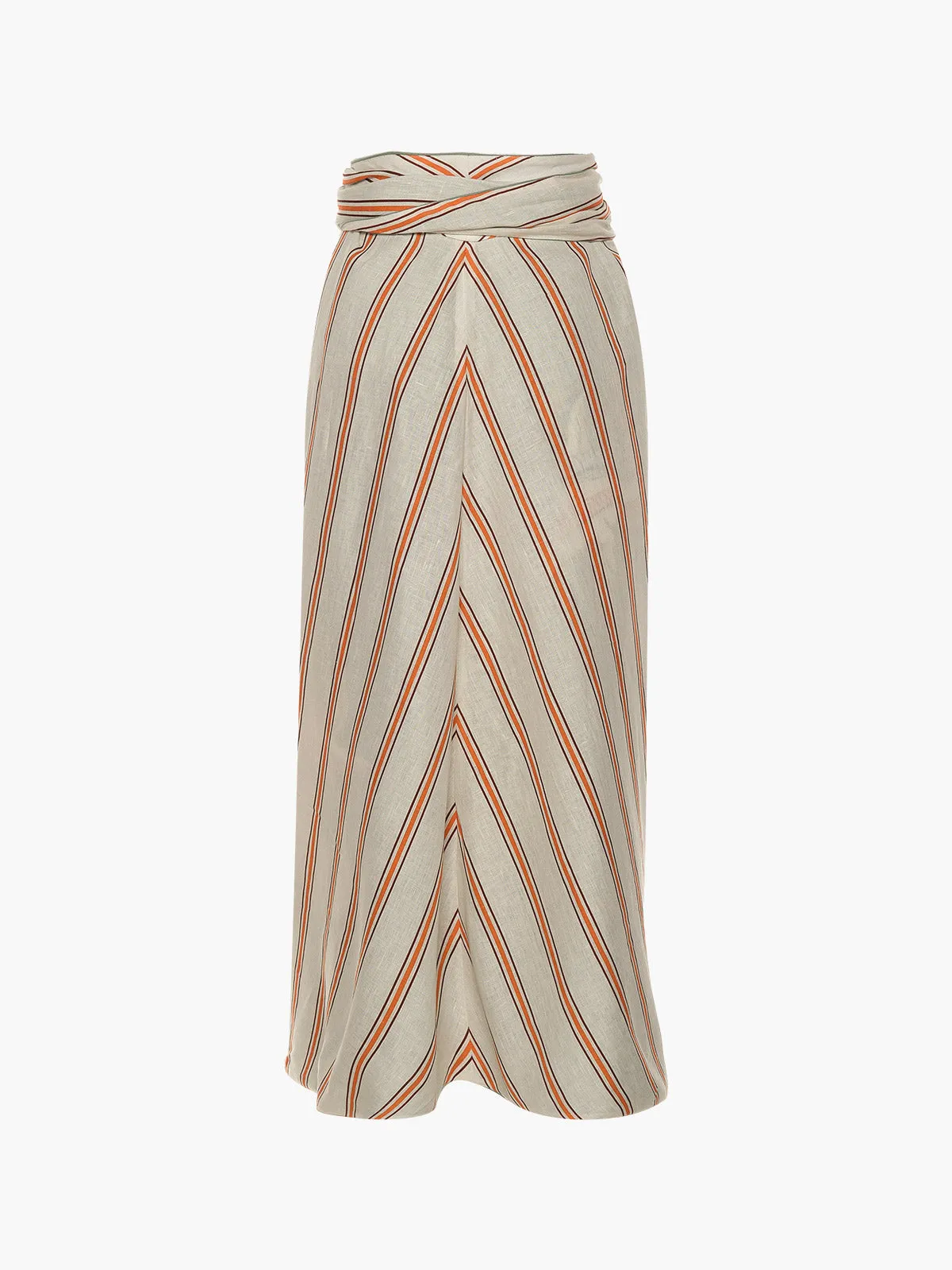Loulou Linen Skirt