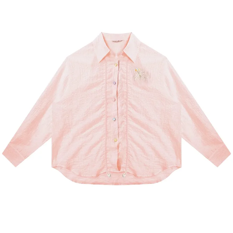 Luxury Loose Long Sleeve Shirt