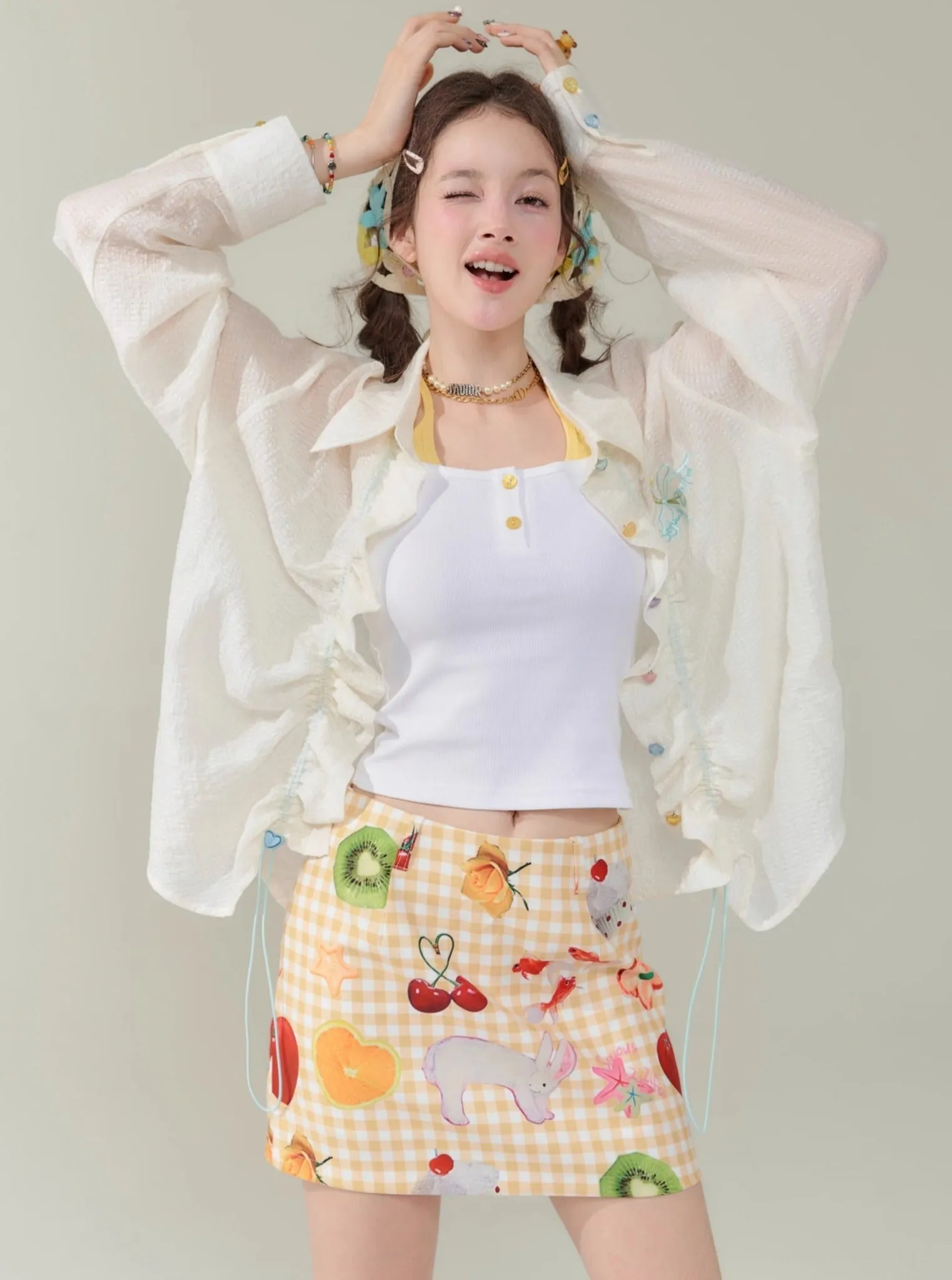 Luxury Loose Long Sleeve Shirt