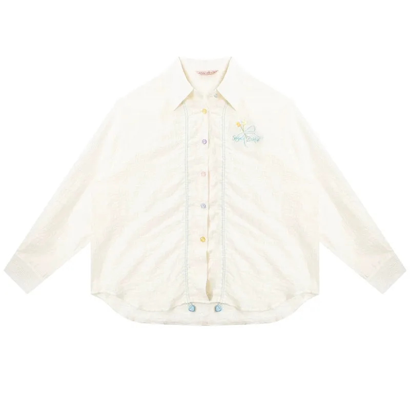 Luxury Loose Long Sleeve Shirt