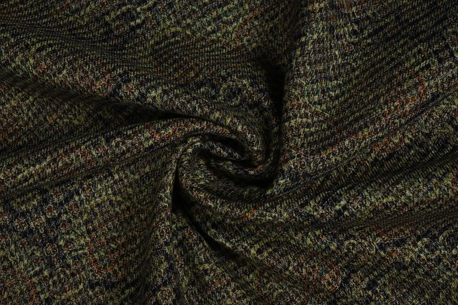 Multicolor Traditional Printed Yarn Dyed Twill Viscose Fabric
