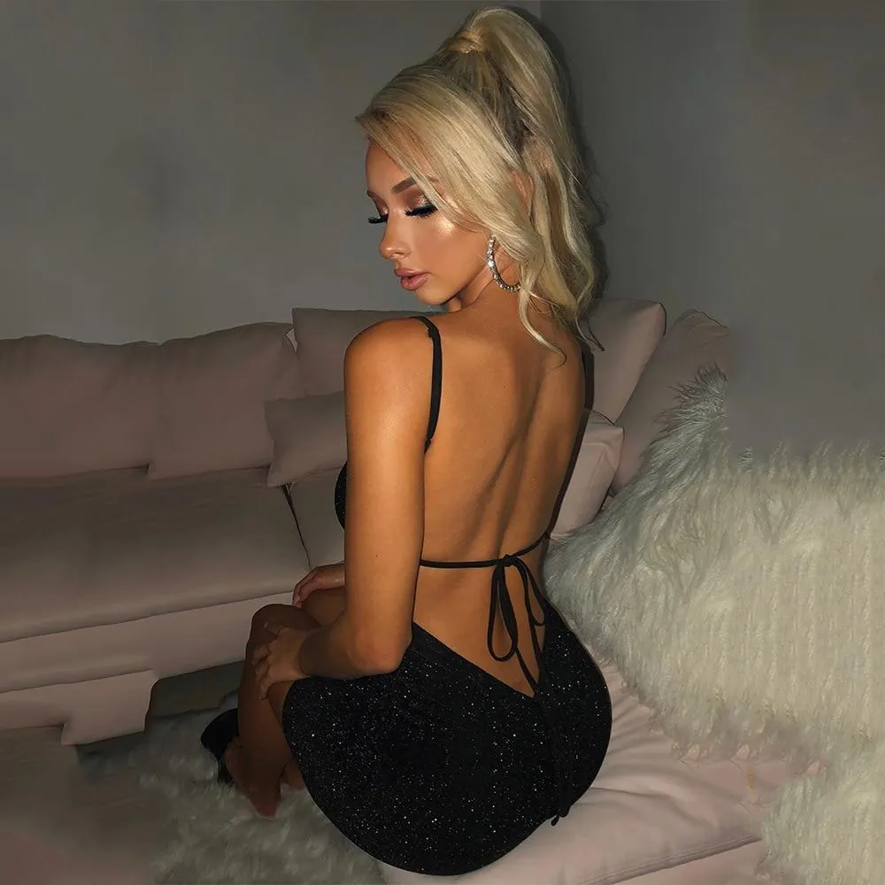 Mystique Glitter Mini Dress