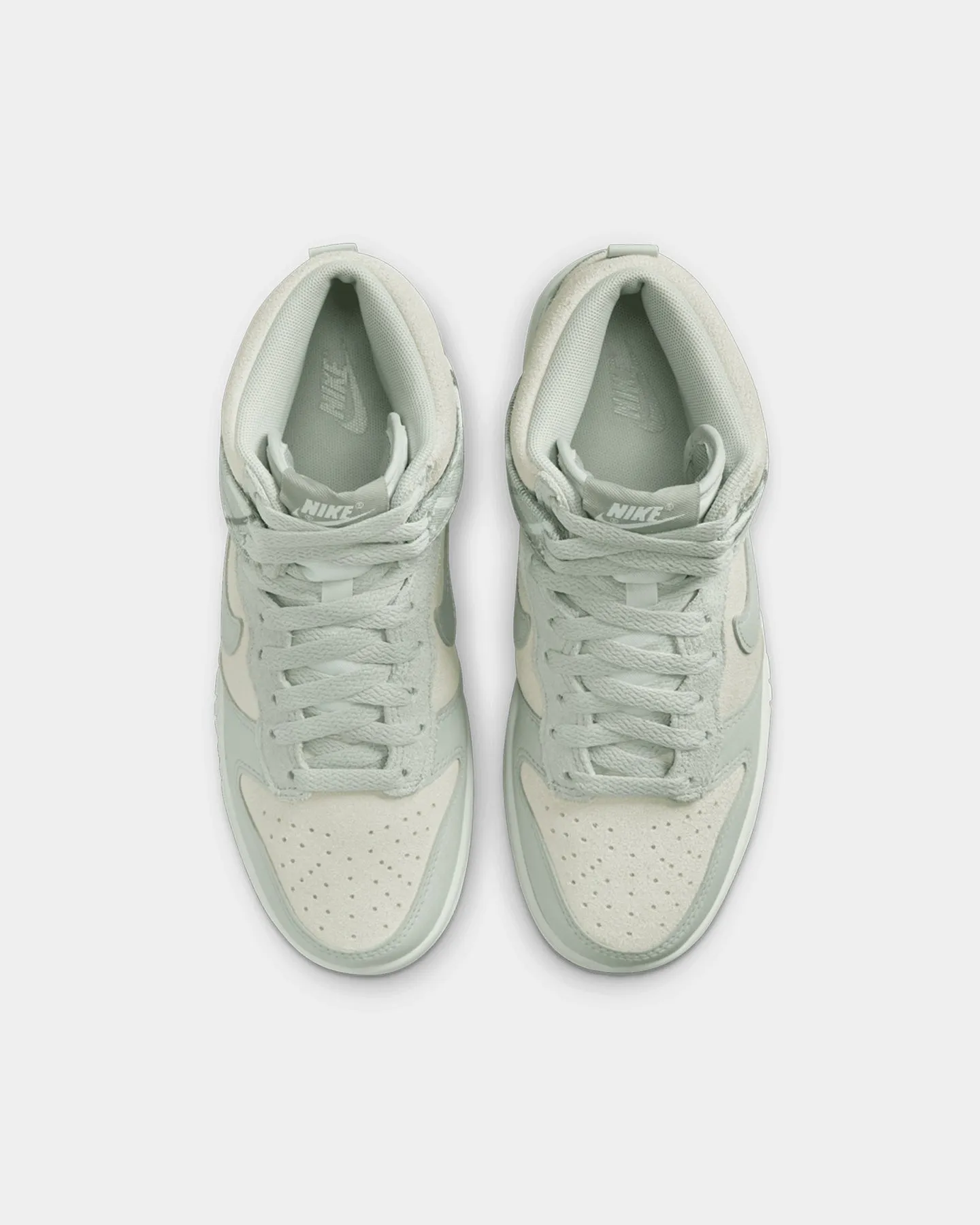 Nike Kids' Dunk High SE (GS) 'Plaid' Summit White/Light Green