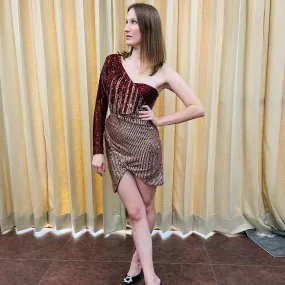 Pankh Ombre Shiri Sequin Party Dress