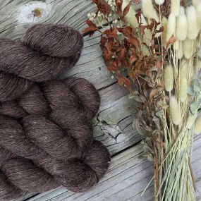Pecan Merino Linen Silk