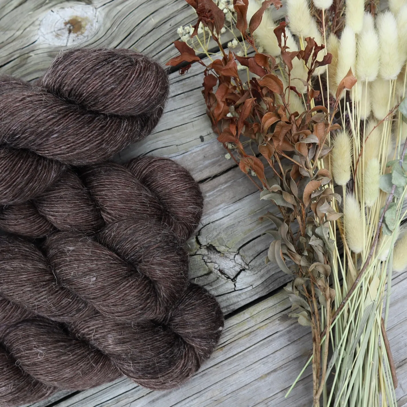 Pecan Merino Linen Silk