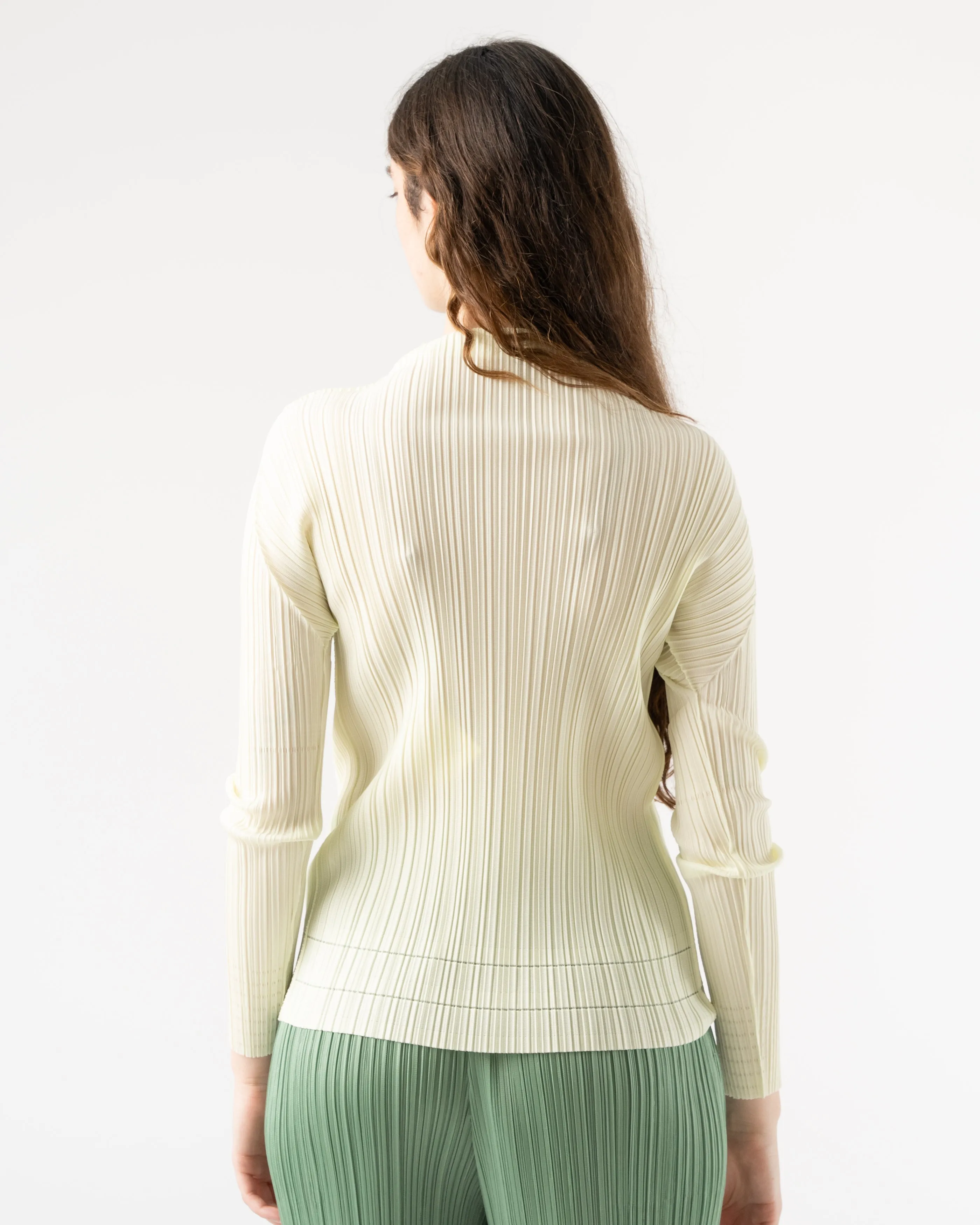Pleats Please by Issey Miyake Soft Pleats in Pale Green