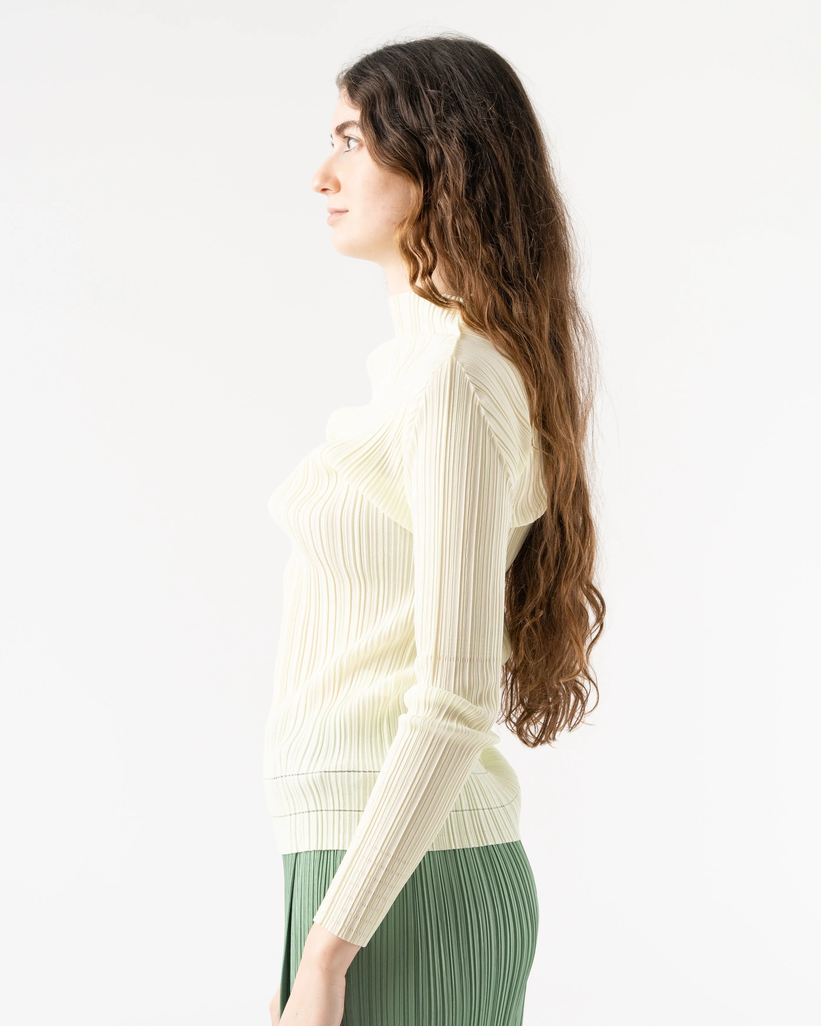 Pleats Please by Issey Miyake Soft Pleats in Pale Green