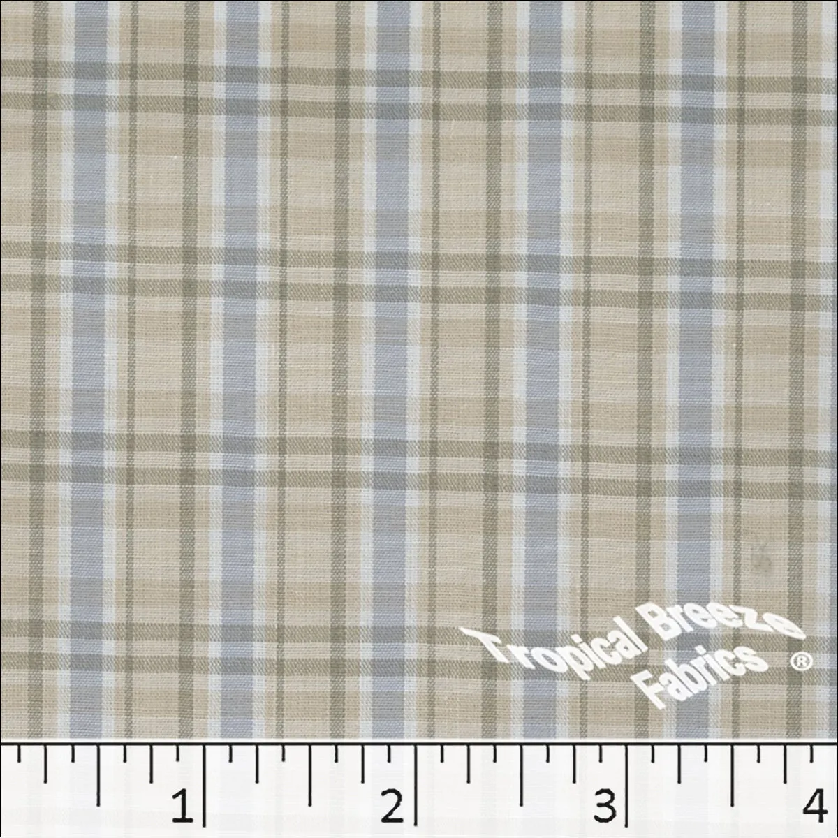 Poly Cotton Yarn Dye Plaid Fabric 0741