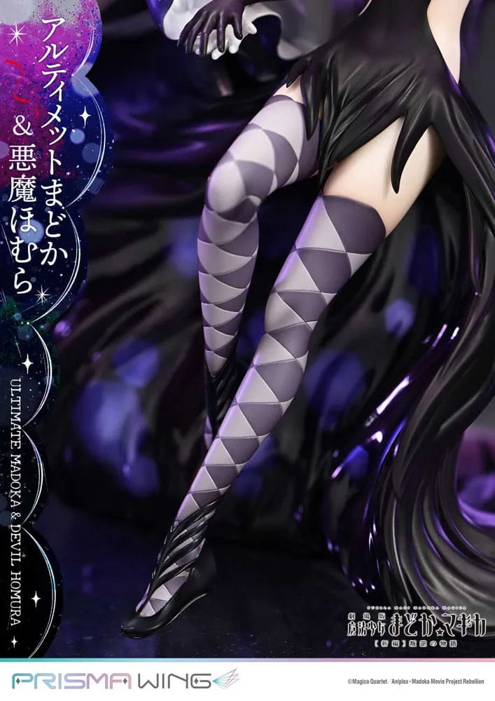 Puella Magi Madoka Magica The Movie Rebellion Prisma Wing PVC Statue 1/7 Ultimate Madoka & Devil Homura 43 Cm