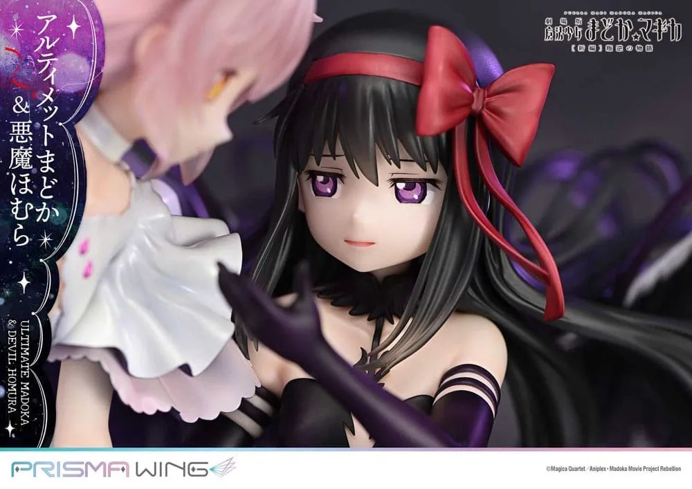 Puella Magi Madoka Magica The Movie Rebellion Prisma Wing PVC Statue 1/7 Ultimate Madoka & Devil Homura 43 Cm