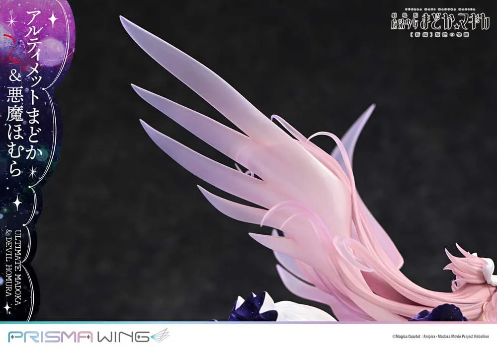 Puella Magi Madoka Magica The Movie Rebellion Prisma Wing PVC Statue 1/7 Ultimate Madoka & Devil Homura 43 Cm