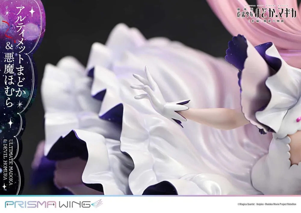 Puella Magi Madoka Magica The Movie Rebellion Prisma Wing PVC Statue 1/7 Ultimate Madoka & Devil Homura 43 Cm