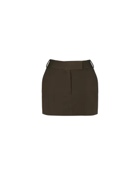 RUE MINI SKIRT KHAKI