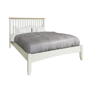 Salisbury Pure White Bed 4'6" Double 150 x 204 x 110 cm