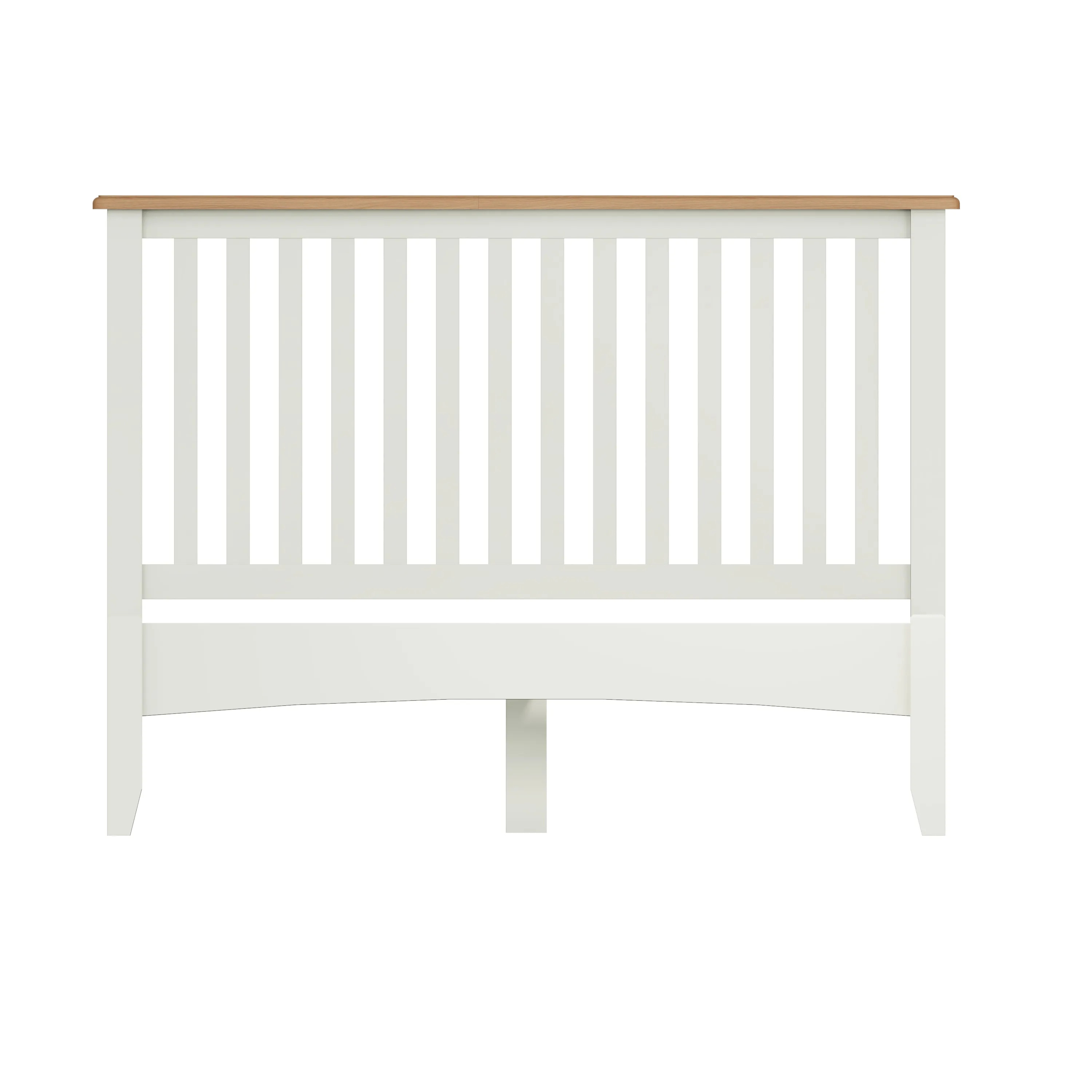 Salisbury Pure White Bed 4'6" Double 150 x 204 x 110 cm