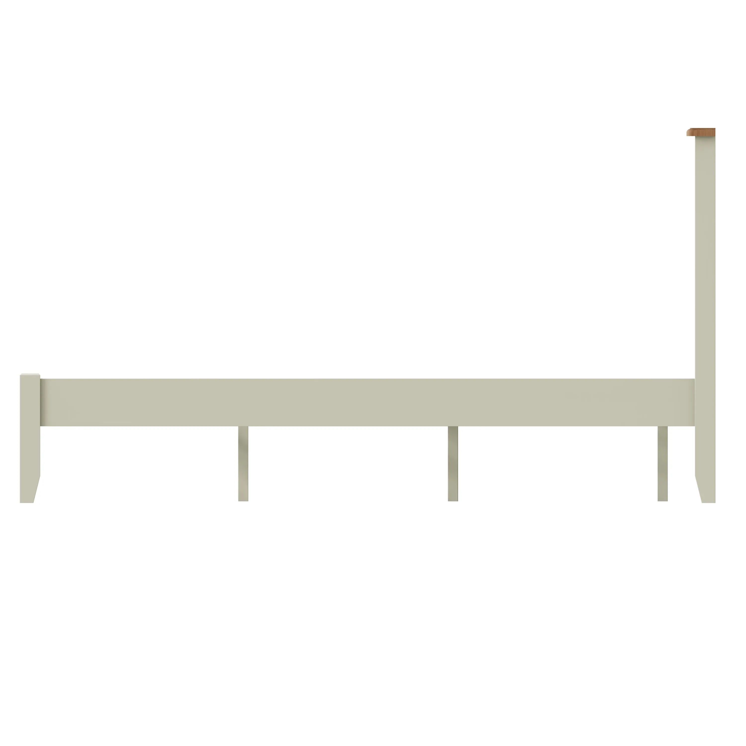 Salisbury Pure White Bed 4'6" Double 150 x 204 x 110 cm