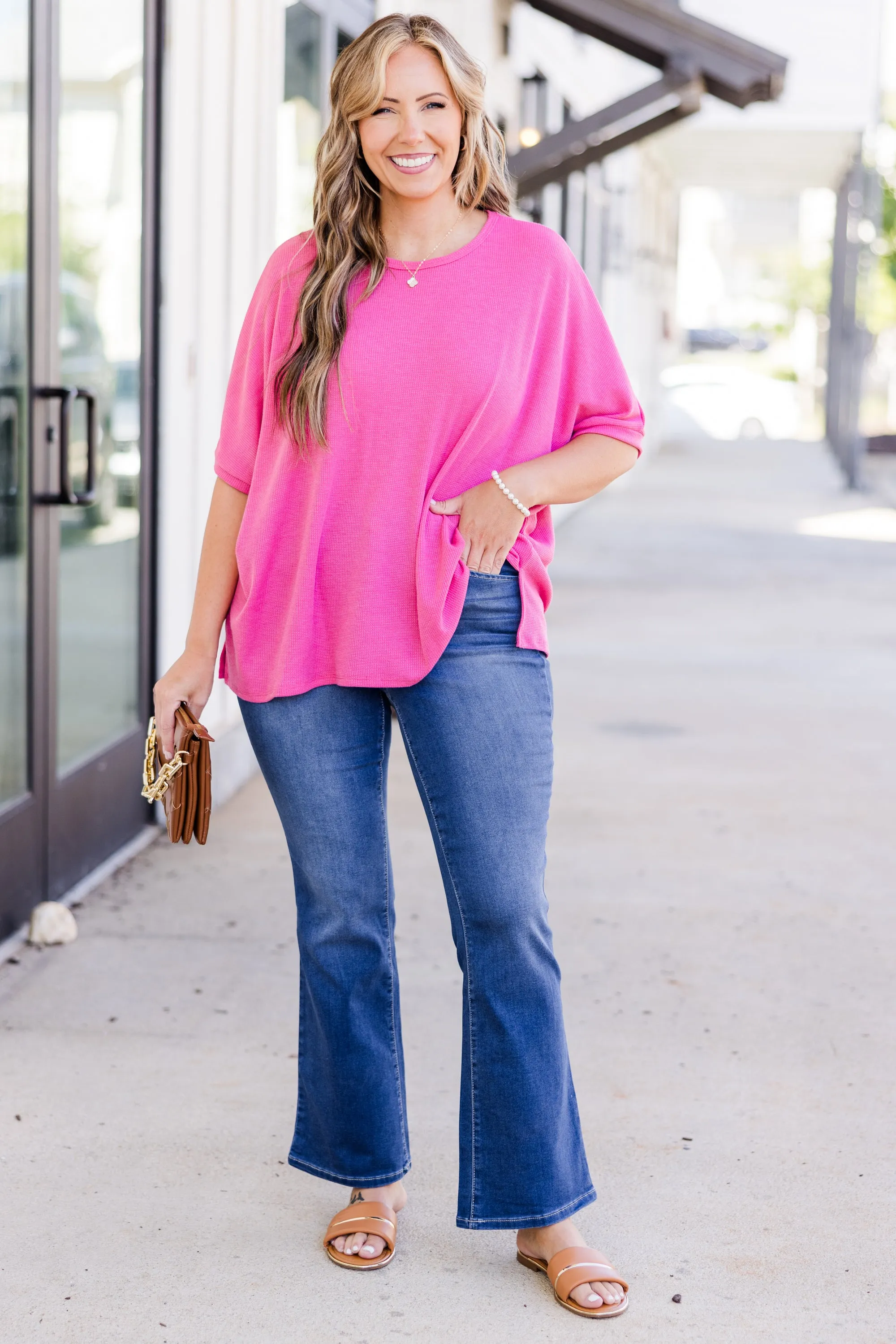 Serene Breeze Top, Pink