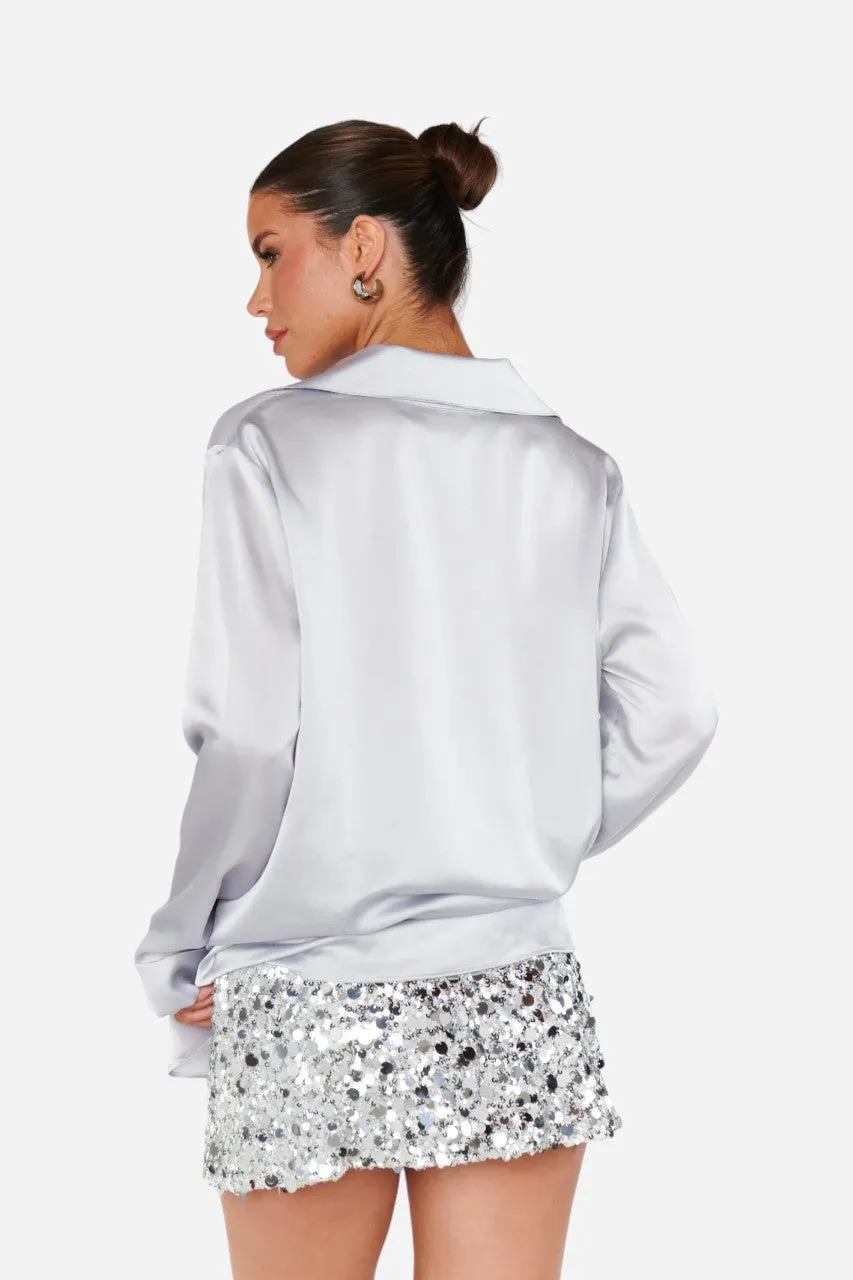 Show Me Your Mumu All Night Skort Silver