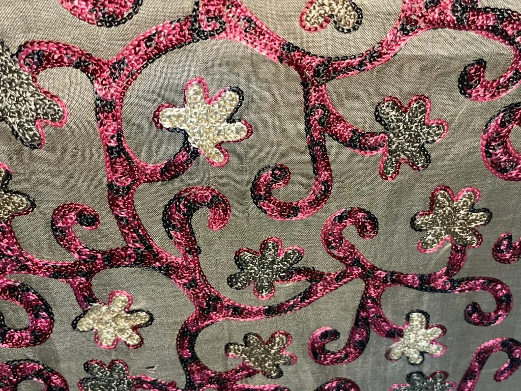 SILK ORGANZA JACQUARD FABRIC 25 CM X 84 CM [15368]