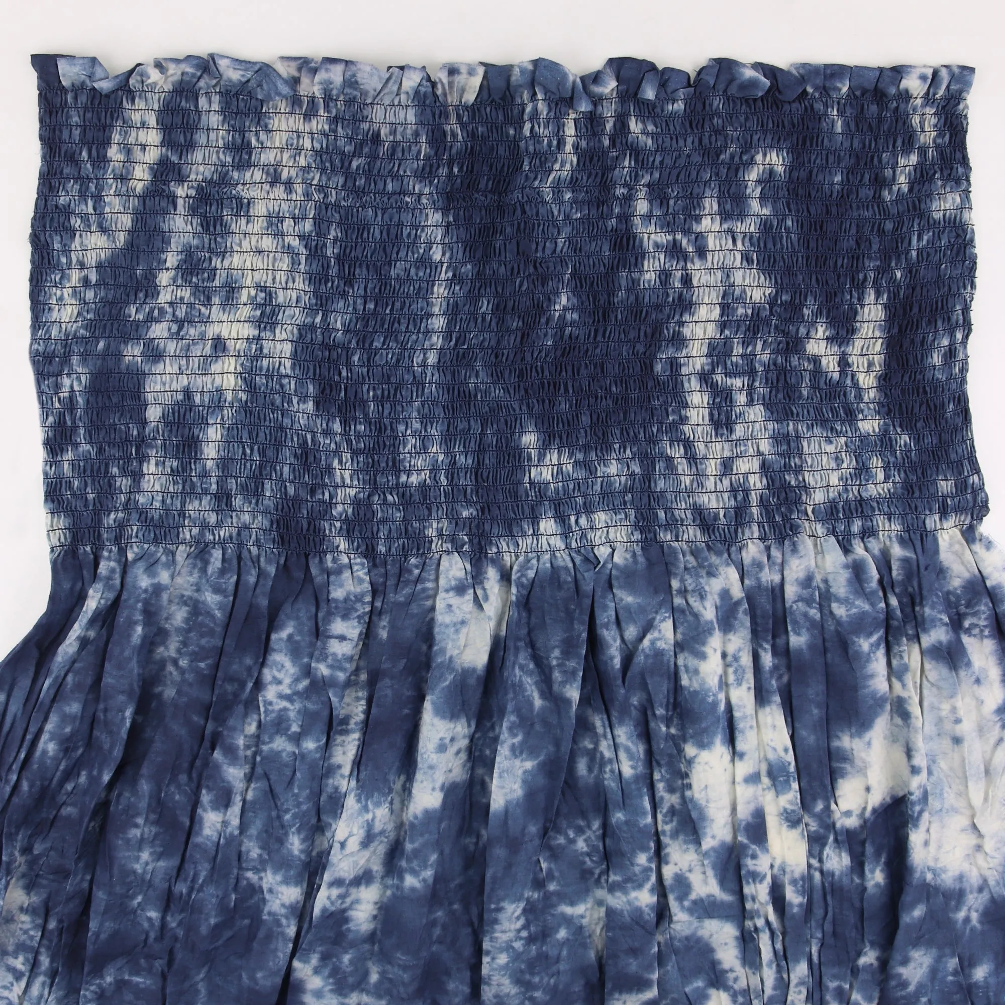 Smocking Cotton Voile - BLUES FEST  - 002 - Bleached Blue