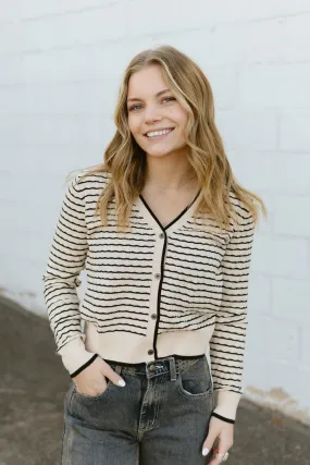 Striped Cardigan