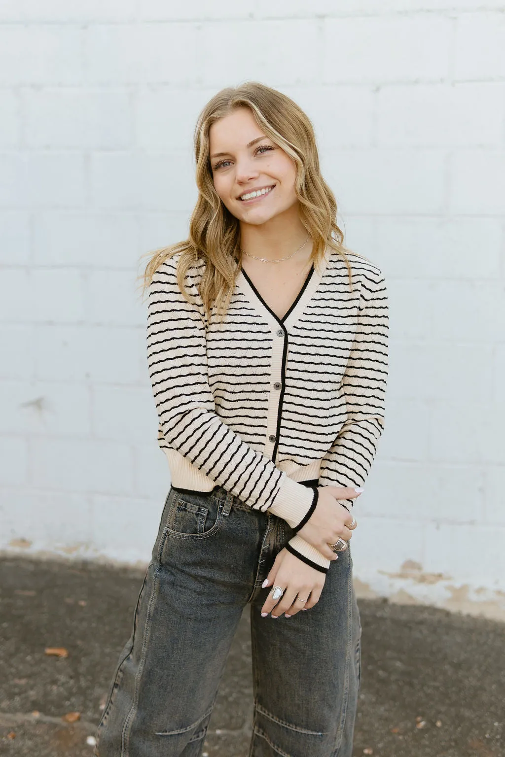 Striped Cardigan