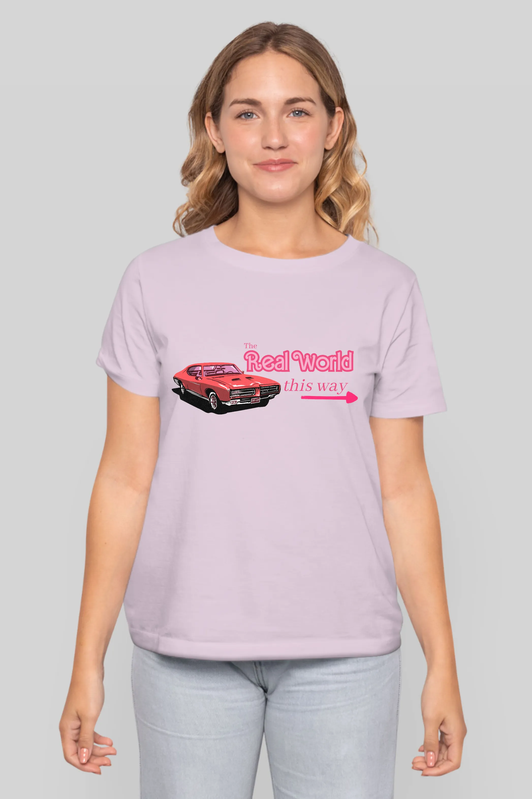 The Real World This Way Printed T-shirt for women