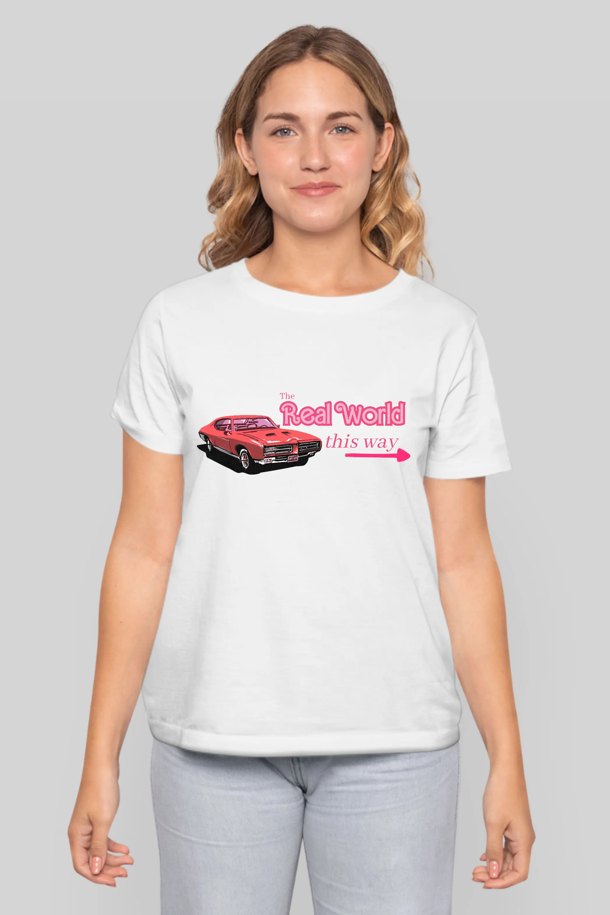 The Real World This Way Printed T-shirt for women